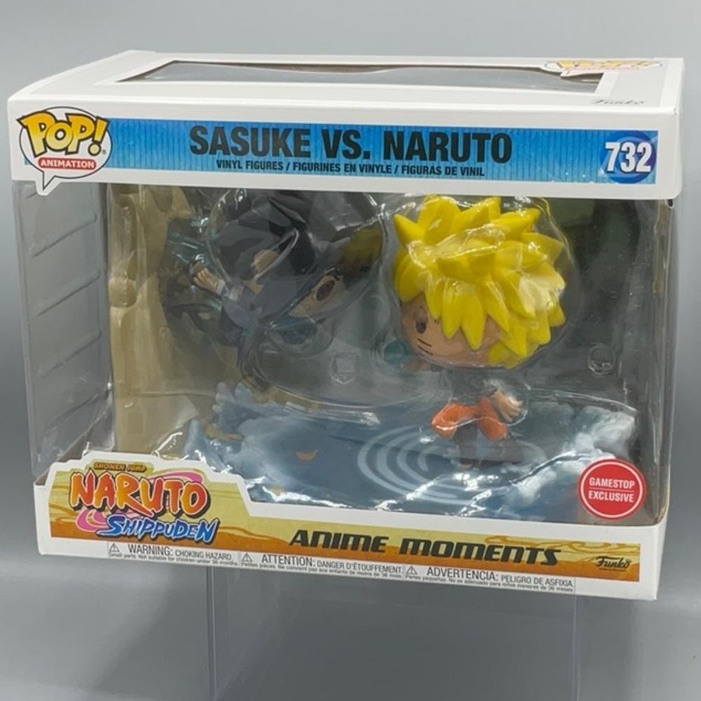 Sasuke vs Naruto 2 Pack Animation Funko Pop GameStop Exclusive